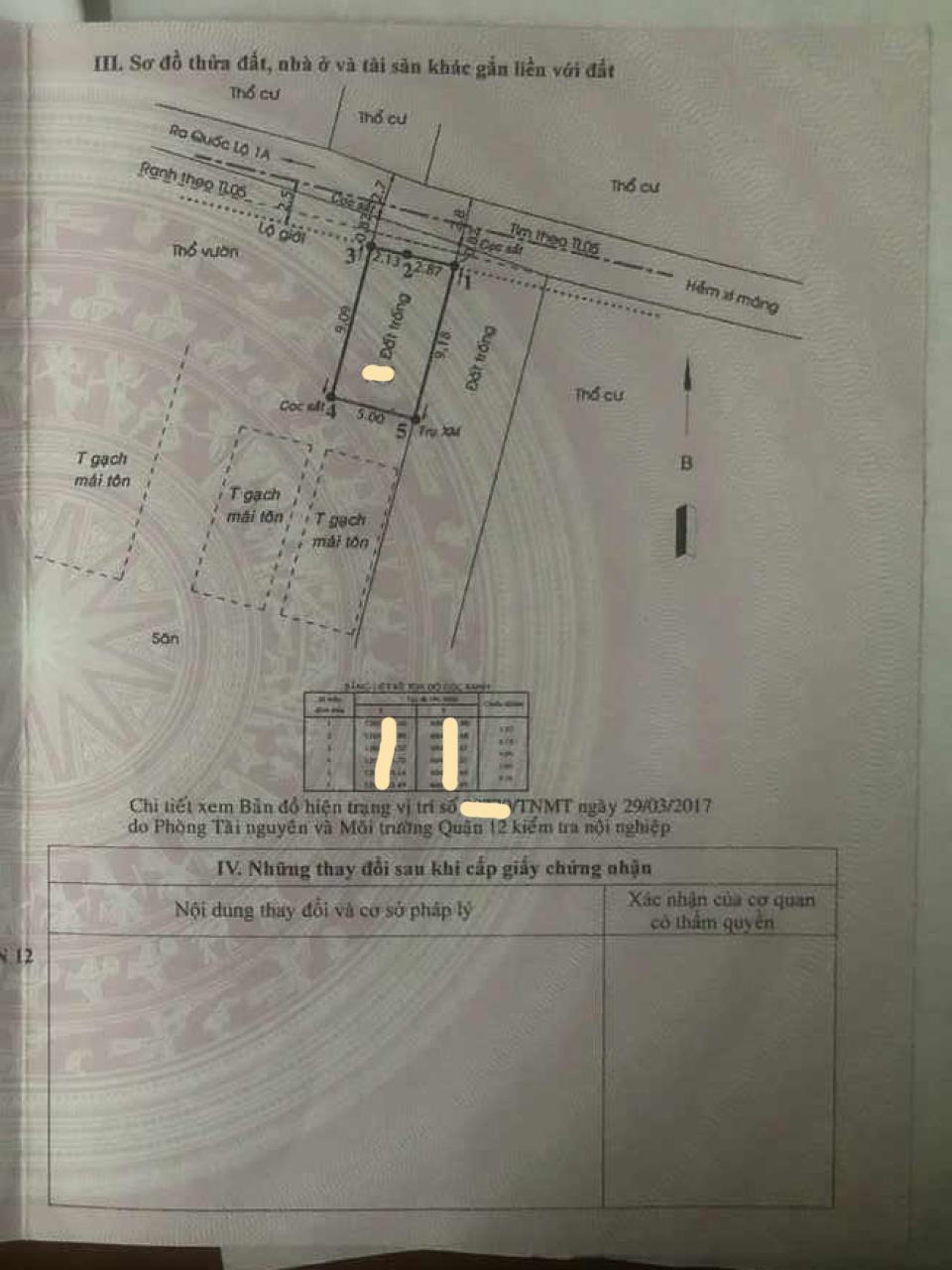 Bán đất Võ Thị Thừa P. An Phú Đông Quận 12, Vuông đẹp, giá chỉ 2.x tỷ1546413