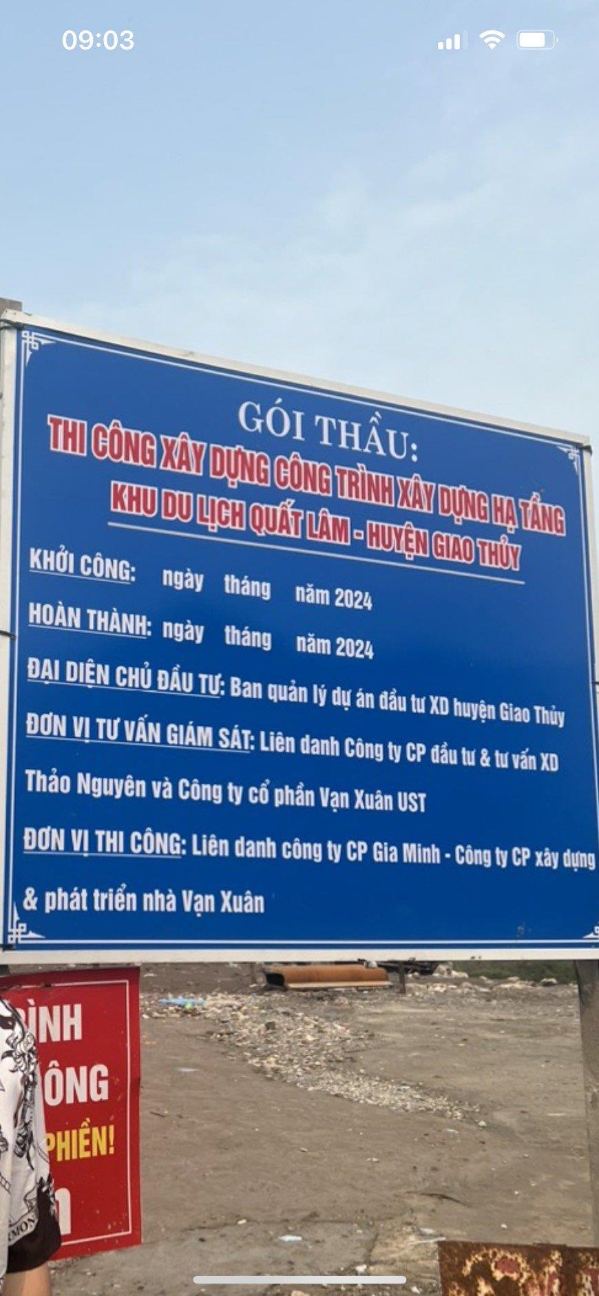 Bán BT Mặt Hồ,1,7tỷ : 340m 2 xây thô khu Bắc Hà tt Quất Lâm, Nam Định1543813