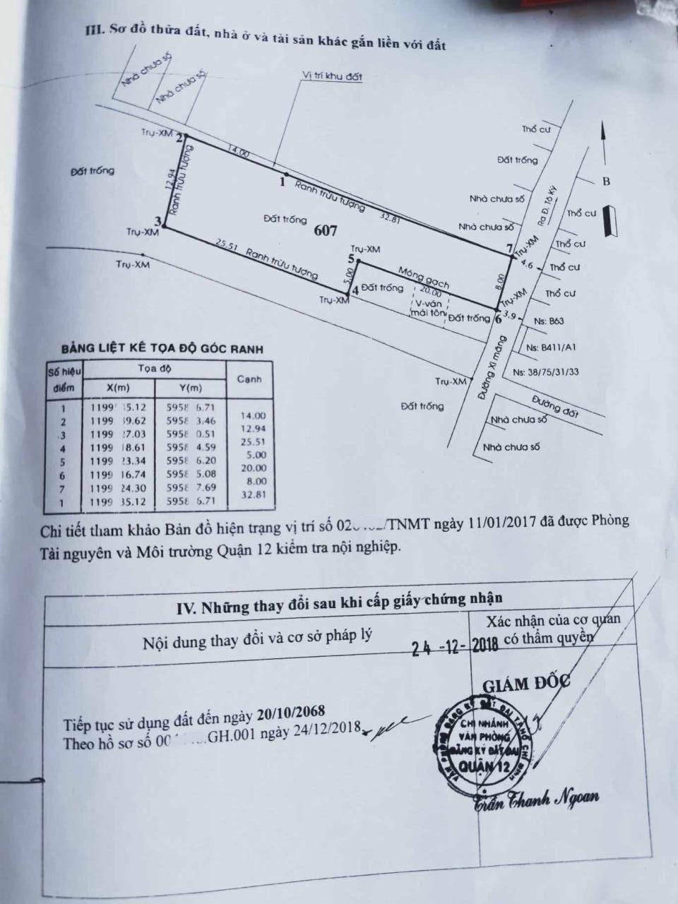 Đất nở hậu Đông Hưng Thuận 11 Q12, 499m2, 8x47m, Đ.4m chỉ 5.x tỷ1973409