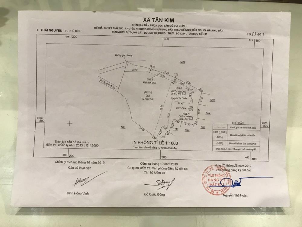 CHÍNH CHỦ : CẦN BÁN KHU ĐẤT NGHỈ DƯỠNG TẠI XÃ TÂN KIM HUYỆN PHÚ BÌNH - THÁI NGUYÊN DIỆN TÍCH GẦN 1,3HA  GỒM ĐẤT Ở ĐẤT CLN VÀ ĐÂT RSX25687