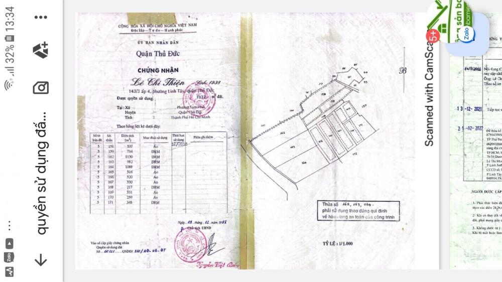 Chính chủ cần bán lô đất tại 71/11 Bình Phú, PK 2, Phường Tam Phú, TP. Thủ Đức, Hồ Chí Minh.1508317