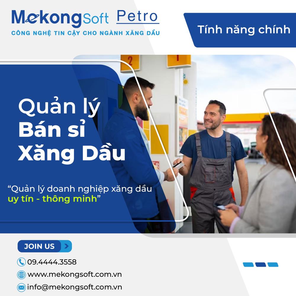 Phần mềm quản lý xăng dầu xuất hóa đơn tự động MekongSoft Petro 2601A1151689