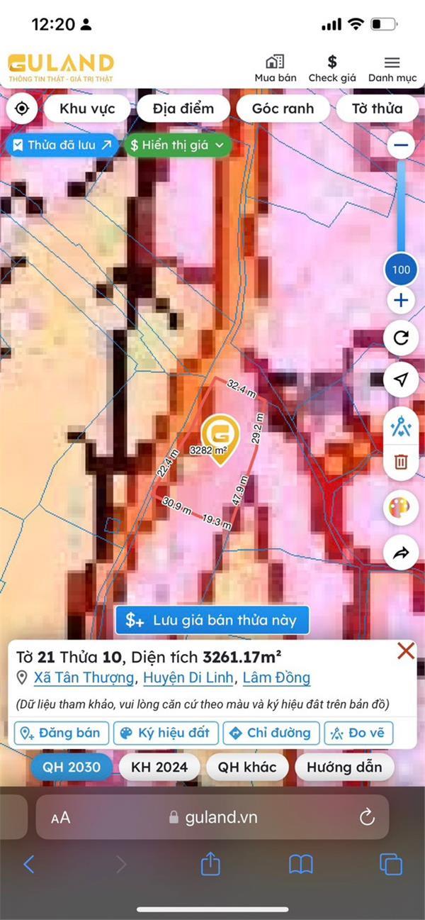 ĐẤT ĐẸP – GIÁ CỰC TỐT – CHÍNH CHỦ BÁN LÔ ĐẤT VIEW SĂN MÂY HỒ ĐỒNG NAI Tân Thượng, Di Linh1803232