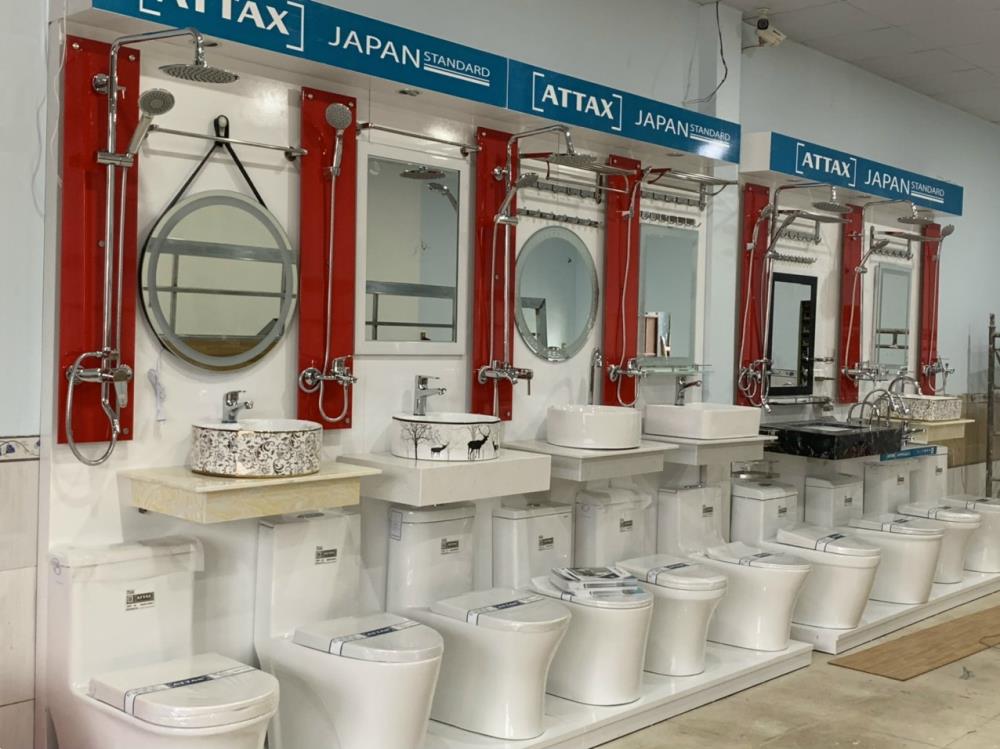 Hỗ trợ miễn phí kệ trưng bày thiết bị vệ sinh cao cấp ATTAX_Công nghệ Nhật Bản 0976257157445146