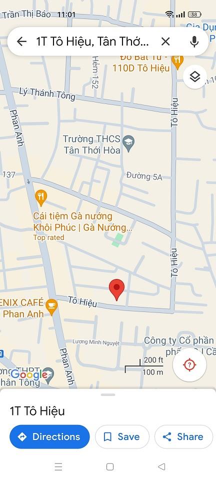 Chính chủ bán nhà mặt tiền Tô Hiệu giá rẻ bán trước Tết , Quận Tân Phú1094555
