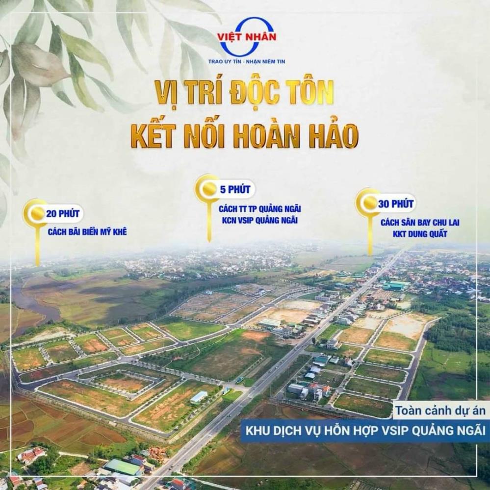 Lô duy nhất diện tích lớn (6x26m) tại dự án MSL VSIP Quảng Ngãi.1359687