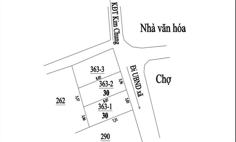 Bán đất chợ yên Vĩnh, Kim Chung, kinh doanh xe tải, giá 2.55 tỷ473563