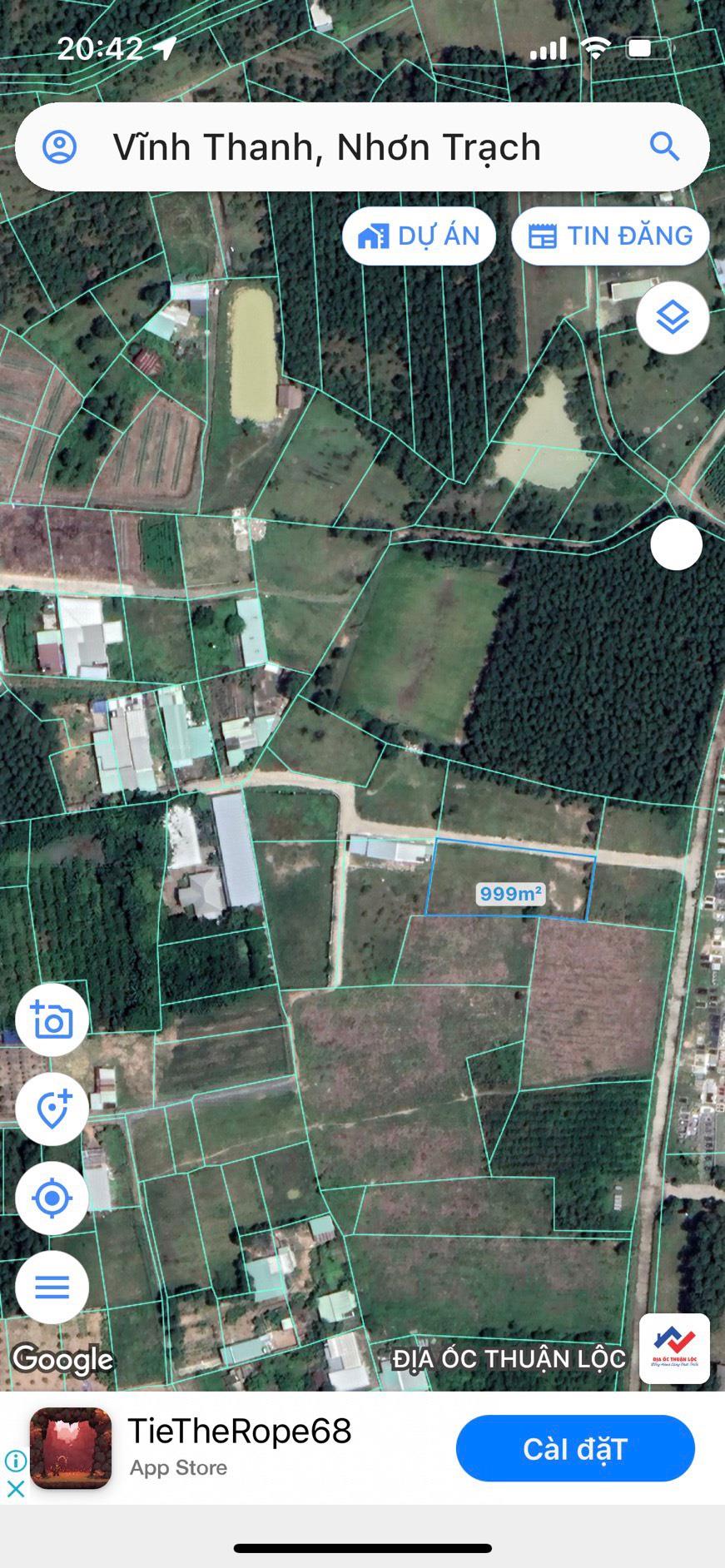 Bán lô đất 1002m2 Xã Vĩnh Thanh, Huyện Nhơn, Trạch Tỉnh Đồng Nai702035