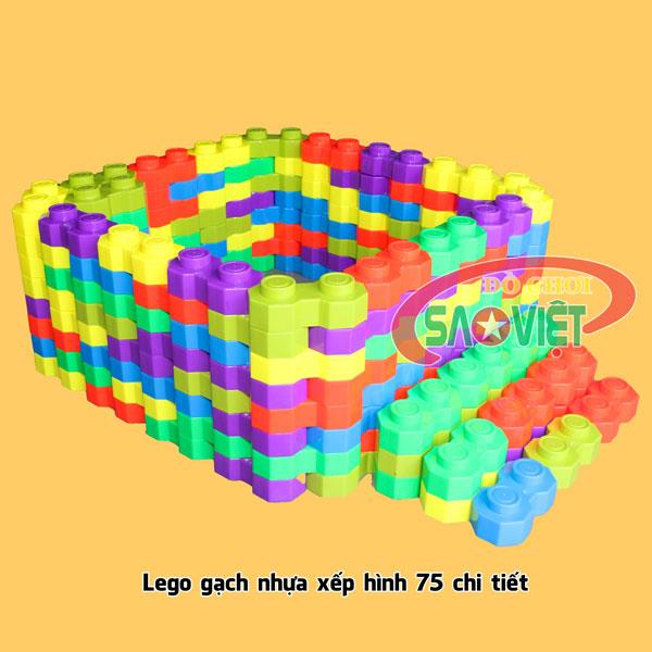 Lego gạch nhựa xếp hình 75 chi tiết cho bé S26N019B1424039