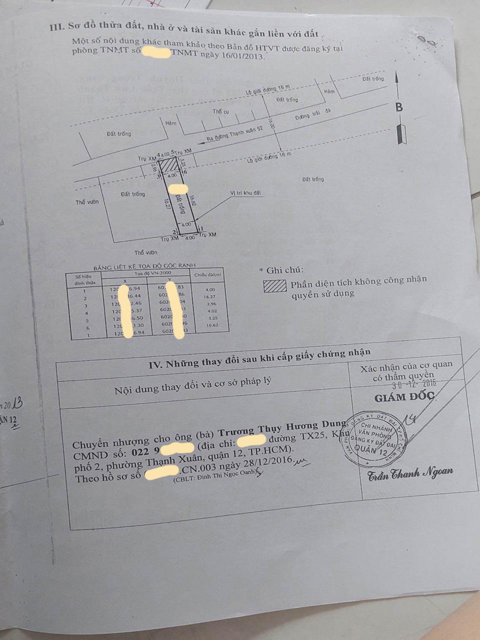 Bán nhà Thạnh Xuân 52 Q. 12, 77m2, giảm giá còn 3.x tỷ1394316