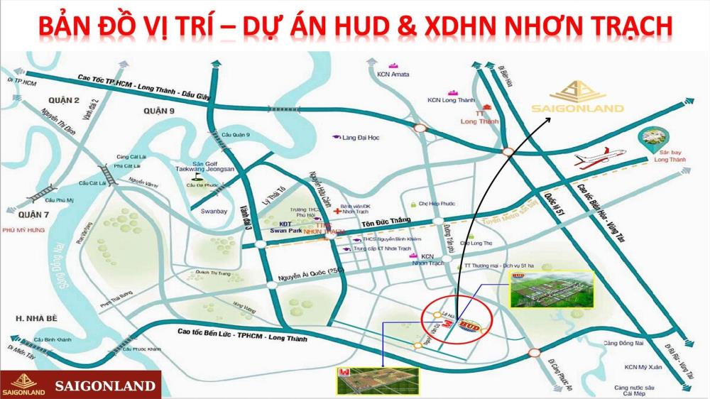 Công ty Saigonland Nhơn Trạch - Mua bán đất dự án Hud Nhơn Trạch Đồng Nai.1565514