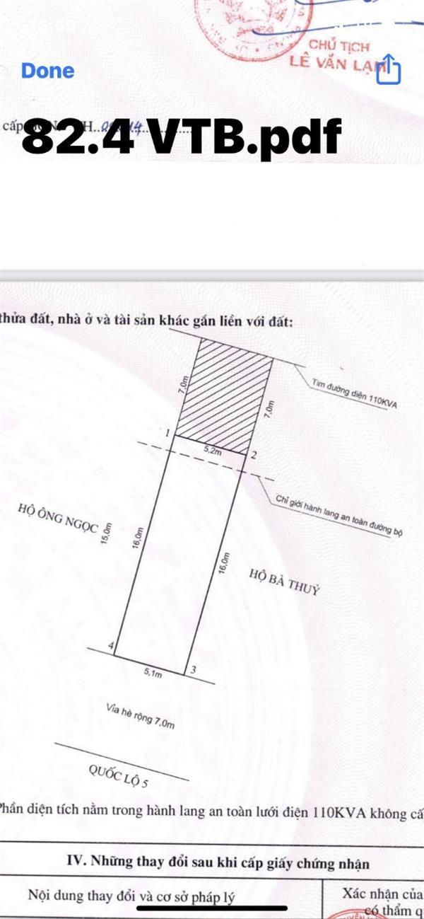 CHÍNH CHỦ CẦN BÁN GẤP LÔ ĐẤT + NHÀ XƯỞNG ĐẸP  TẠI  Phường Hùng Vương- Hồng Bàng , Hải Phòng1907515