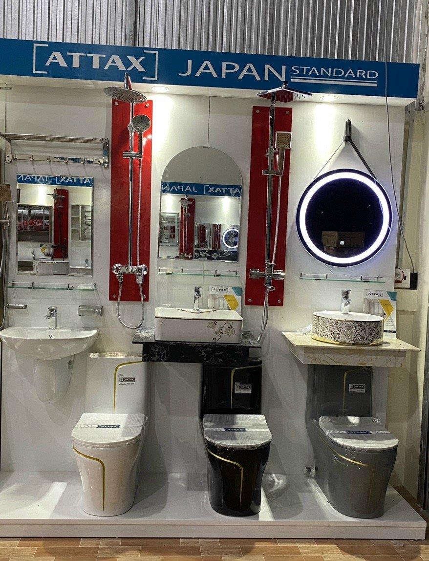 Hỗ trợ miễn phí kệ trưng bày thiết bị vệ sinh cao cấp ATTAX_Công nghệ Nhật Bản 0976257157445136