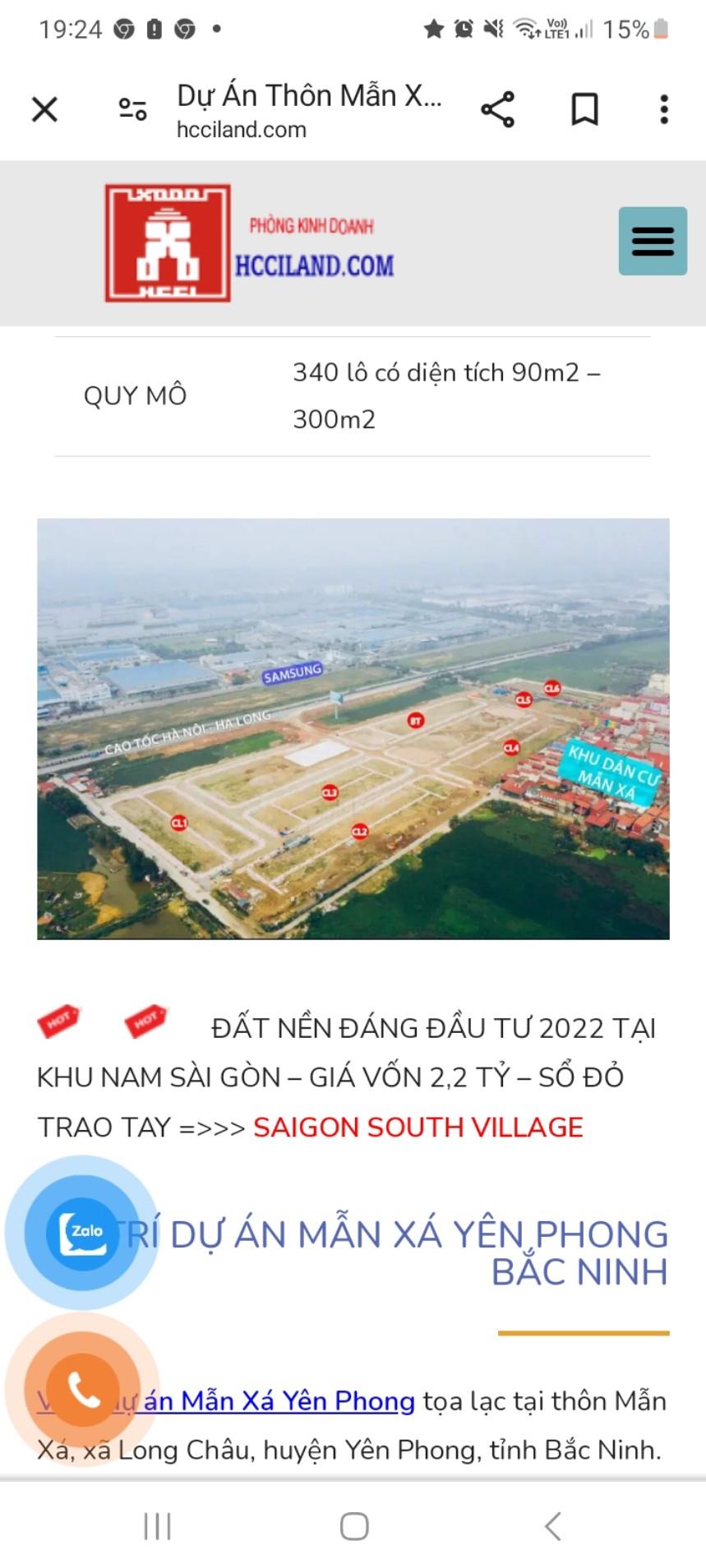 Bán lô đất nền dự án Long Châu Star, đối diện SAMSUNG, Yên Phong, Bắc Ninh1378444