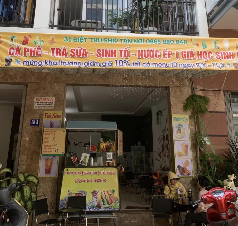 CHÍNH CHỦ SANG NHƯỢNG MẶT BẰNG QUÁN TRÀ SỮA CAFE TẠI 31 BIỆT THỰ, TÂN LẬP, NHA TRANG1879843