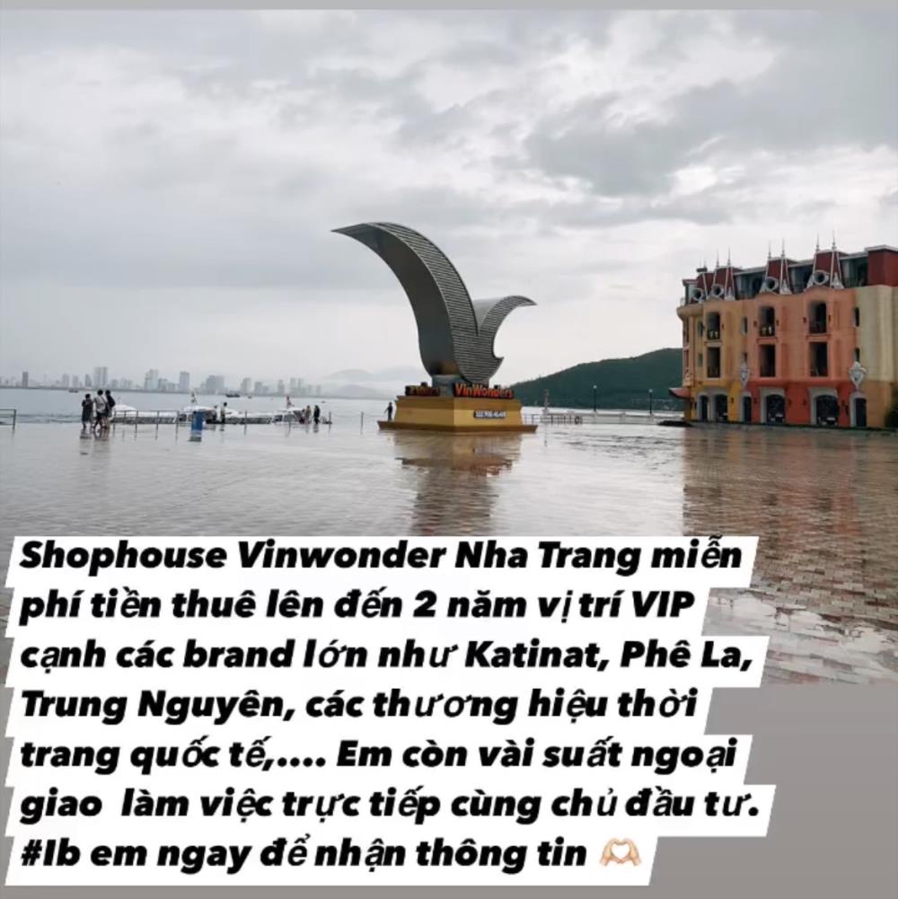 Cho thuê Shophouse 3 tầng tại Quần thể nghỉ dưỡng Vinpearl Hòn Tre Nha Trang - Miễn phí giá thuê lên đến 2 năm, được kinh doanh 24/7737274
