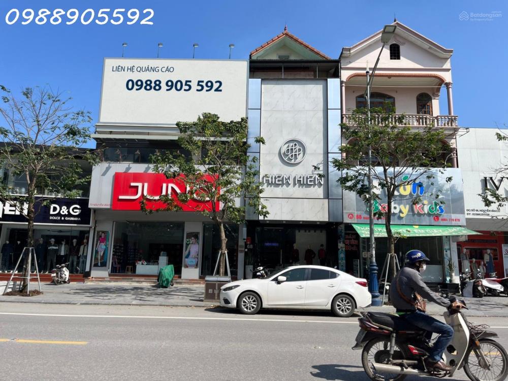 Cho thuê nguyên căn nhà mặt phố Nguyễn Văn Cừ,Tp.Vinh, Nghệ An (DT 170m2x2.5 tầng-MT 8.3m)1033854
