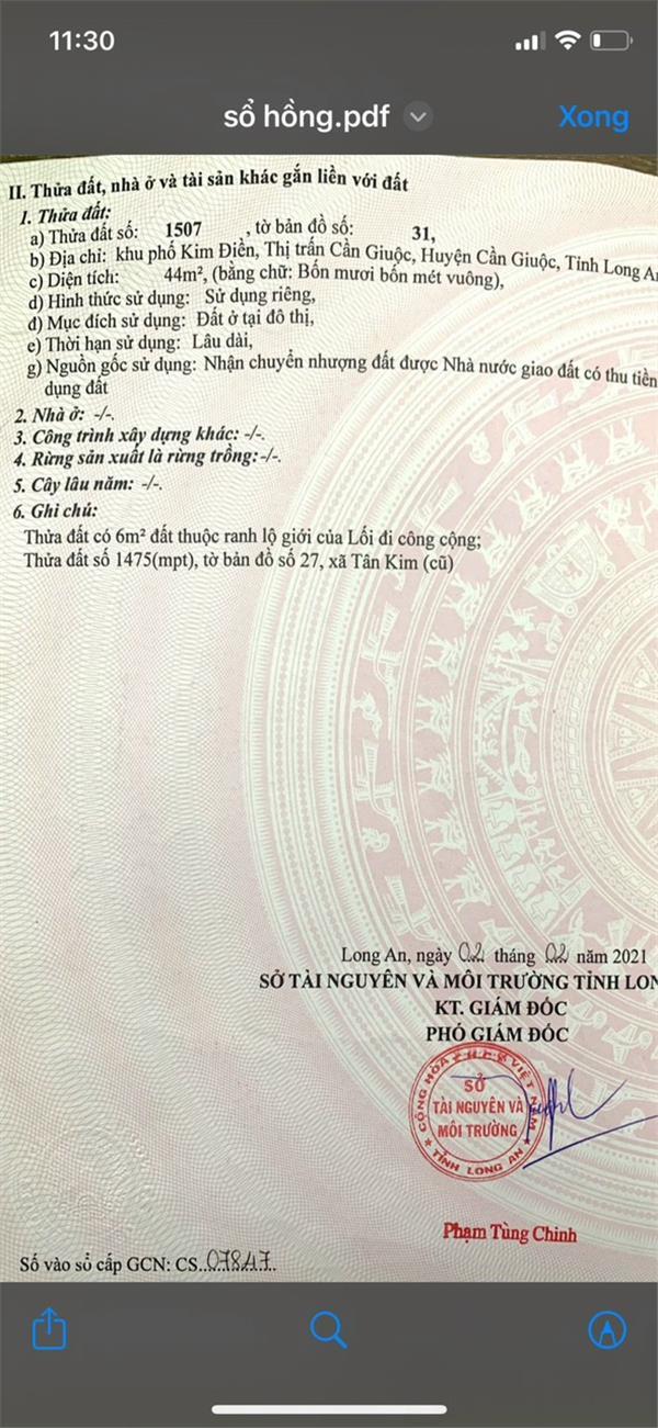 GIÁ TỐT - CHÍNH CHỦ Cần Bán Nhanh Lô Đất Đẹp Vị Trí Tại Thị Trấn Cần Giuộc1816150