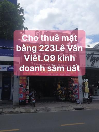 Cho thuê mặt bằng kinh doanh sầm uất, nguyên căn 6x22m Lê Văn Việt Q91023125
