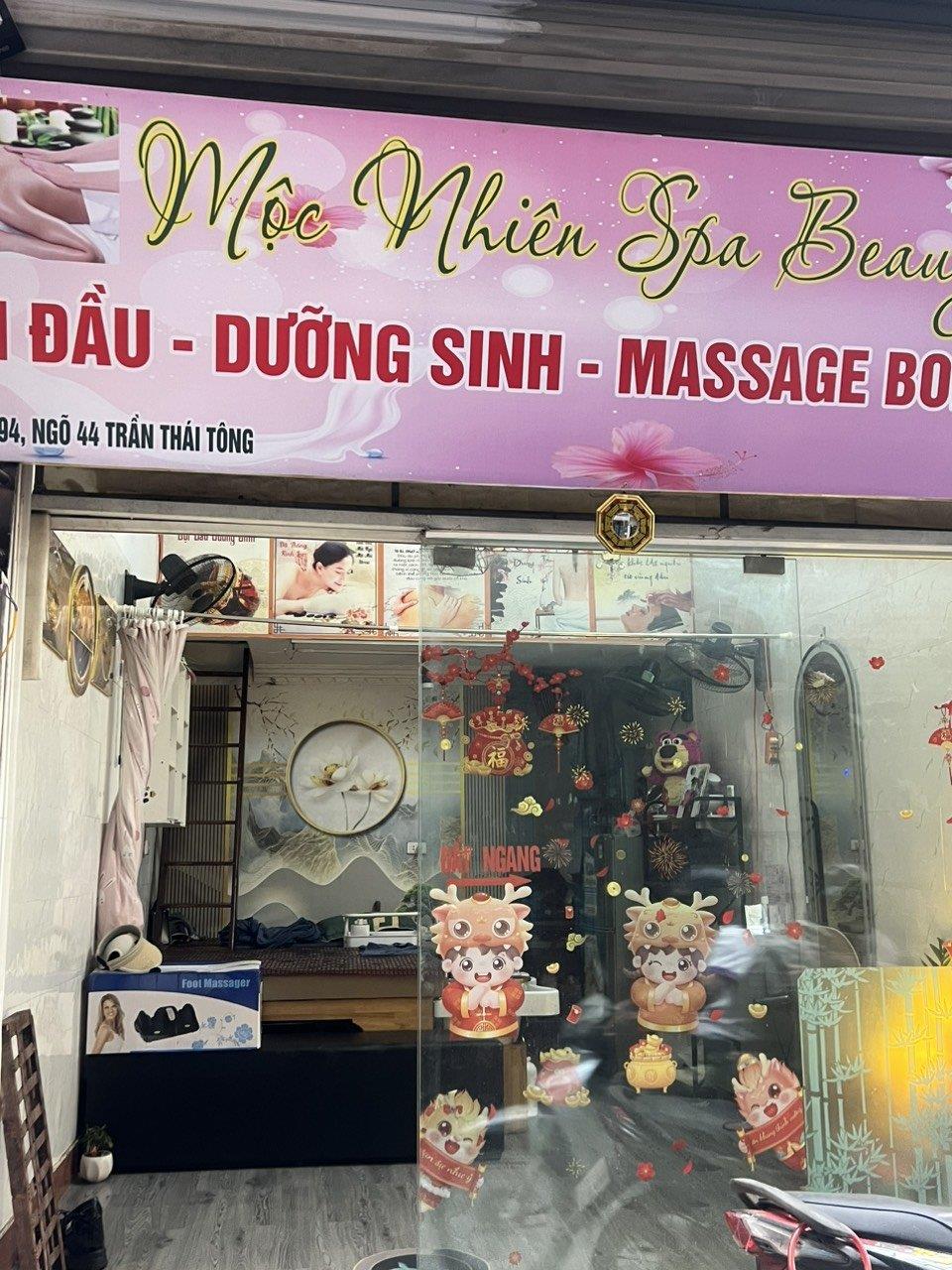 CHÍNH CHỦ SANG NHƯỢNG TIỆM GỘI ĐẦU DƯỠNG SINH, MASSGE TẠI NGÕ 44 TRẦN THÁI TÔNG, PHƯỜNG DỊCH VỌNG HẬU1813892