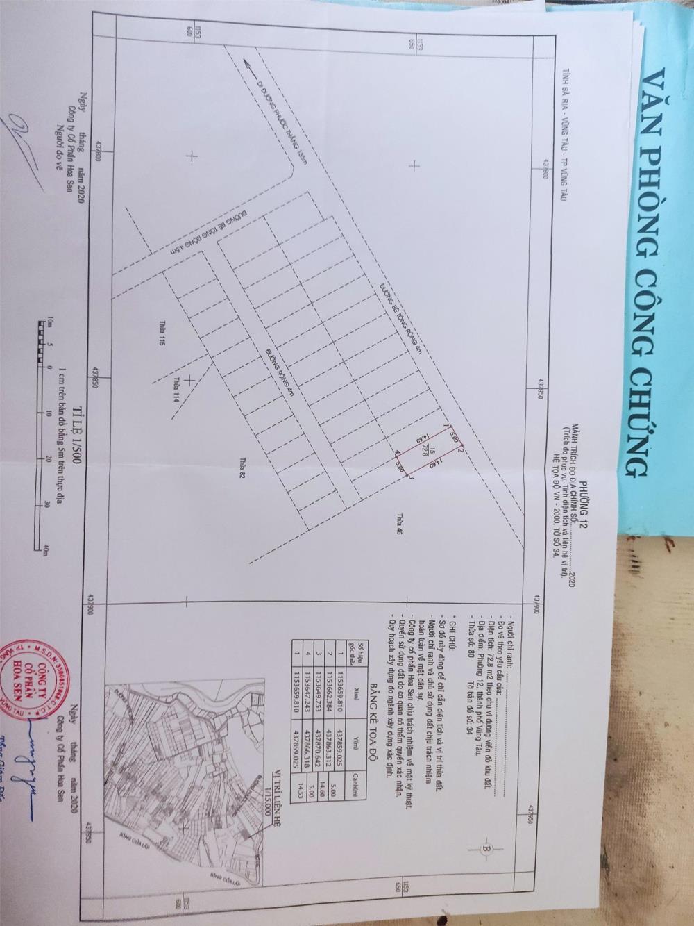 Cần Bán Lô Đất Hẻm 160 Phước Thắng Tại Phường 12, Thành Phố Vũng Tàu, Tỉnh Bà Rịa – Vũng Tàu1923905