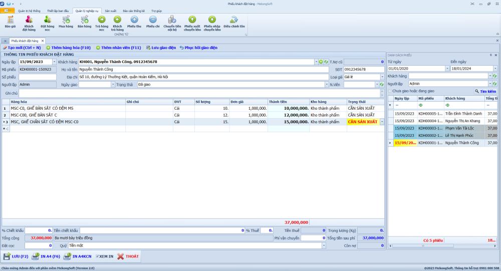 Phần mềm quản lý sản xuất MekongSoft 0205Q1535235