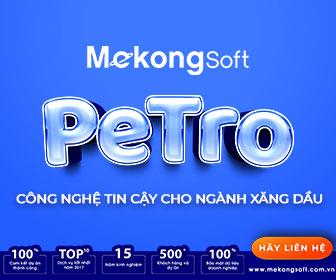 Phần mềm quản lý xăng dầu xuất hóa đơn tự động MekongSoft Petro 0302D1171699