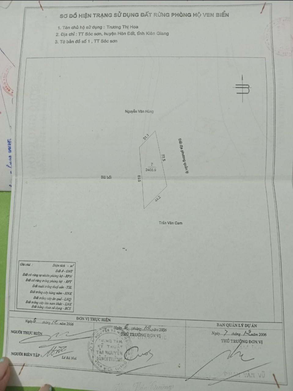 Chính Chủ Cần Bán Nhanh đất đẹp tại KP Thành Công, Sóc Sơn, Hòn Đất, Kiên Giang1907410