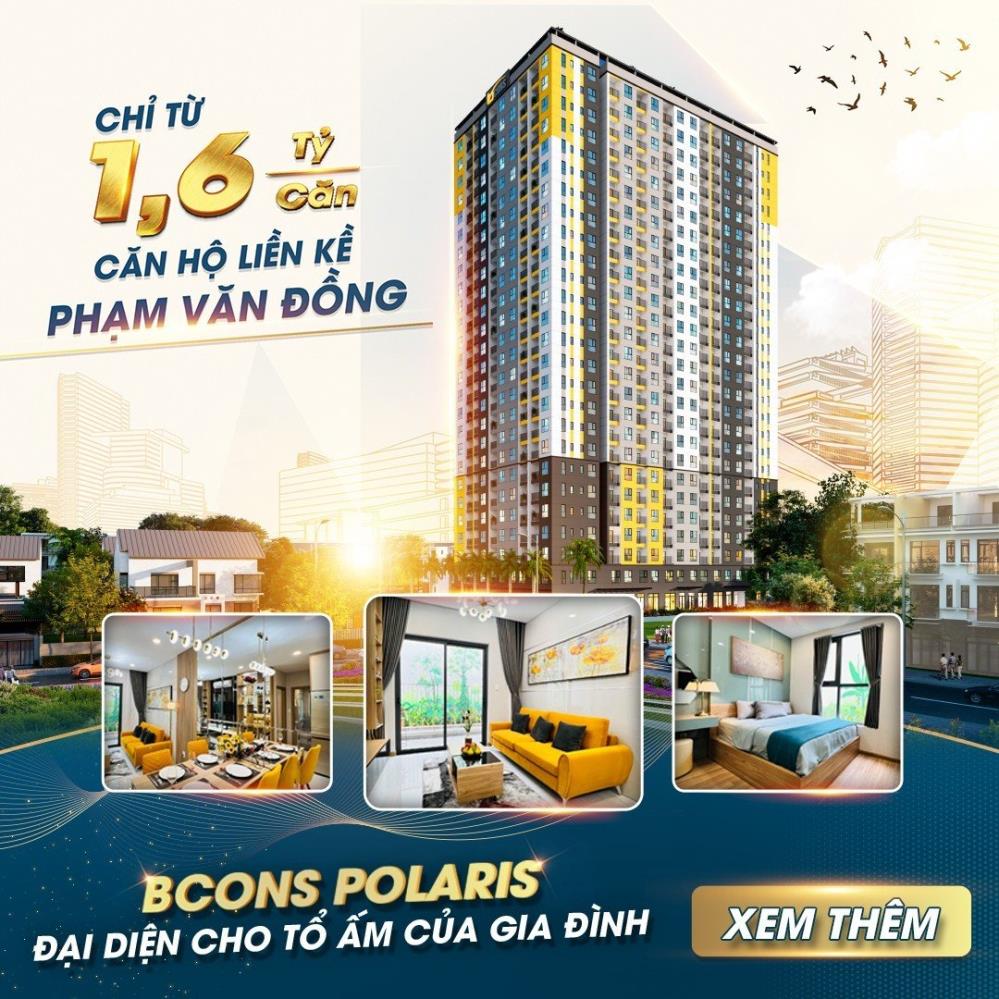 Ra mắt căn hộ 1,6 tỷ - Số lượng rất giới hạn - Liền kề ngay Phạm Văn Đồng346670