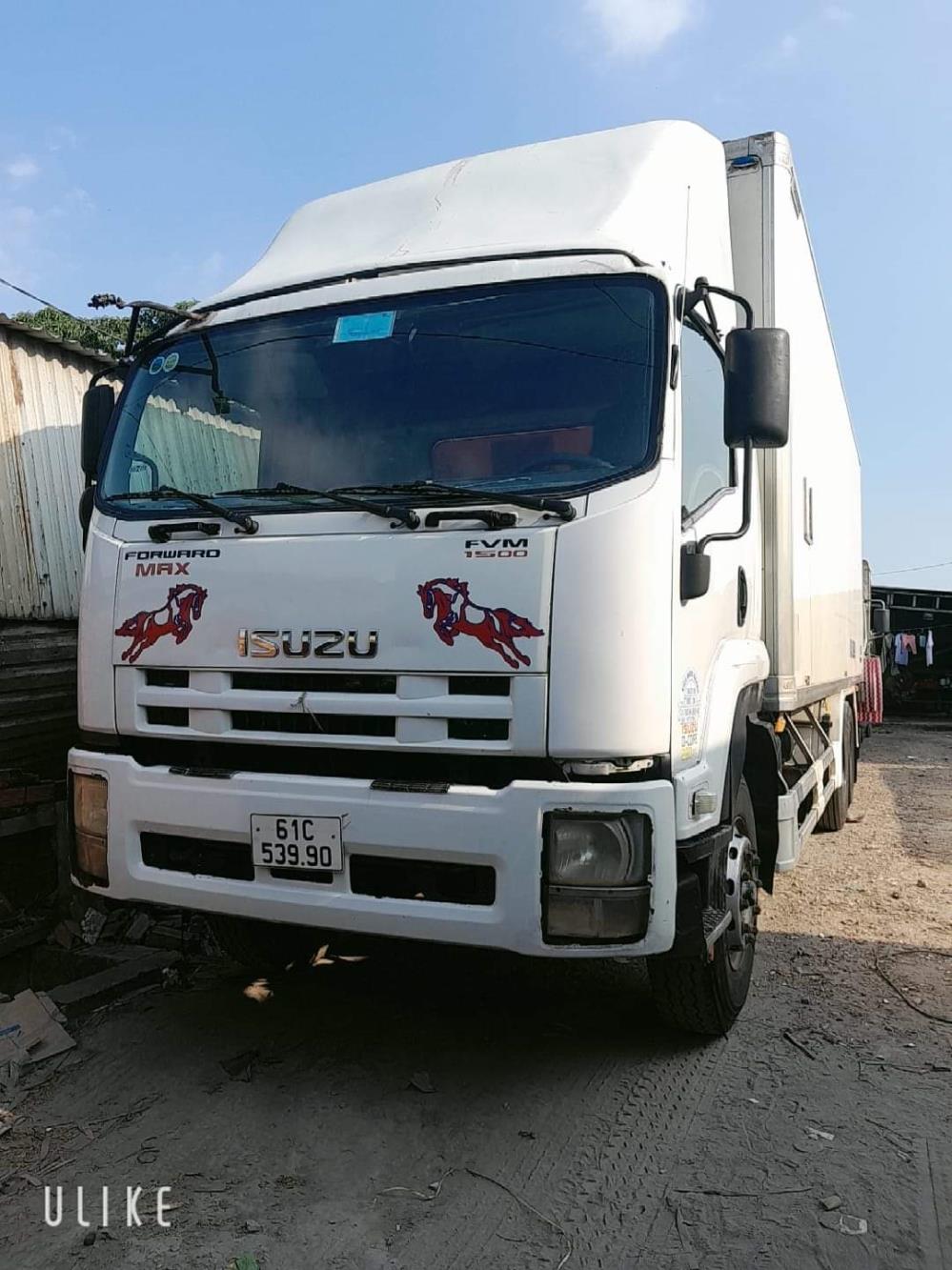 Bán xe Izuzu đời 2010 tải 15t thùng kín dài 8.1m cao 2m53... 1392310