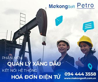 Phần mềm quản lý xăng dầu xuất hóa đơn tự động MekongSoft Petro 0302C1171670