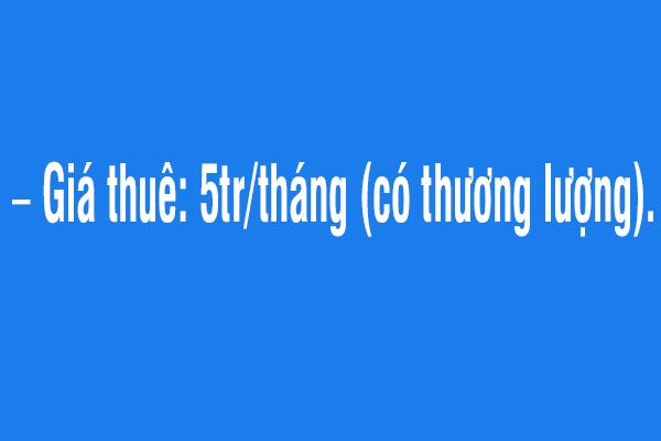 Chính Chủ Cho Thuê Văn Phòng – Giá Rẻ736904