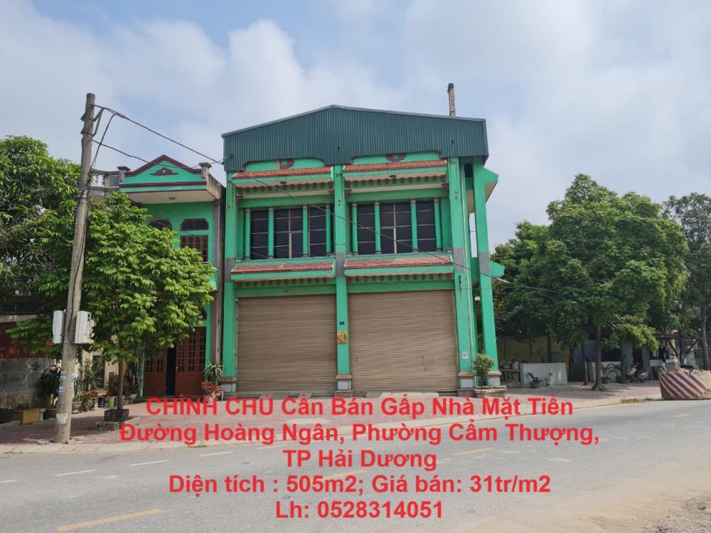 CHÍNH CHỦ Cần Bán Gấp Nhà Mặt Tiền Đường Hoàng Ngân, Phường Cẩm Thượng, TP Hải Dương1952502