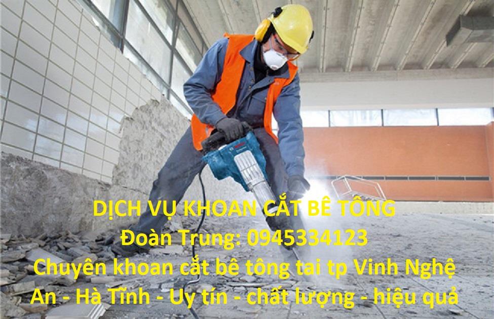 KHOAN CẮT BÊ TÔNG  Tại  Phường Hưng Dũng, Thành phố Vinh, Nghệ An- ĐT: 0945334123200475