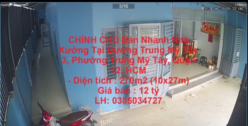 CHÍNH CHỦ Bán Nhanh Nhà Xưởng Tại Đường Trung Mỹ Tây 3, Phường Trung Mỹ Tây, Quận 12, HCM1849576