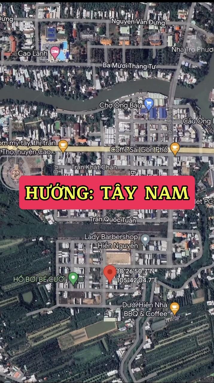 CHỦ NGỘP TIỀN CẦN BÁN GẤP LÔ ĐẤT TẠI HUYỆN CAO LÃNH ĐỒNG THÁP1815075