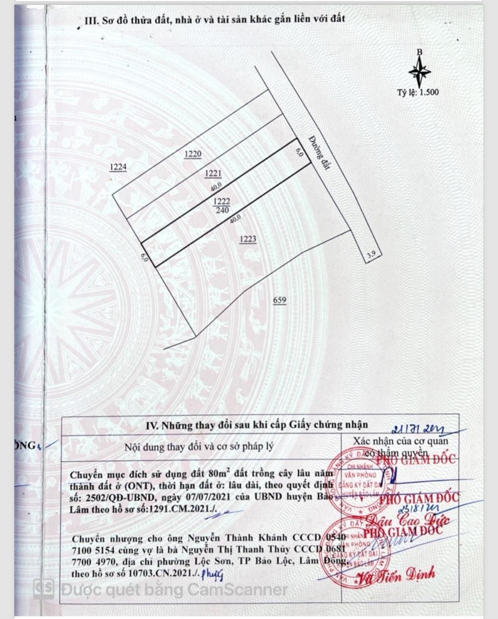 ĐẤT ĐẸP – GIÁ CỰC TỐT – CHÍNH CHỦ BÁN 2 Lô Liền Kề Xã Lộc Ngãi, Huyện Bảo Lâm, Tỉnh Lâm Đồng1943488