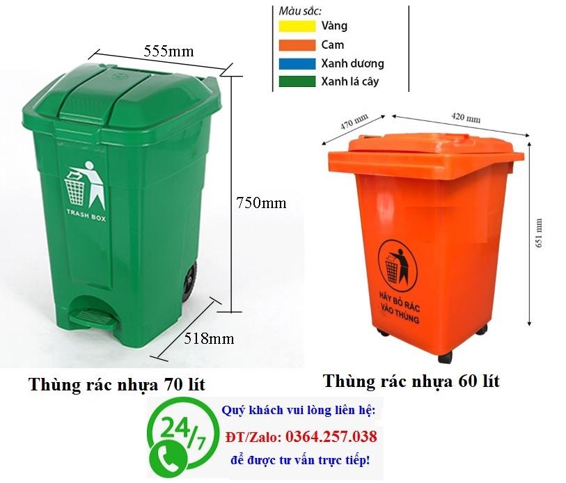 SALE cuối năm: thùng rác nhựa, thùng rác công cộng các loại997257