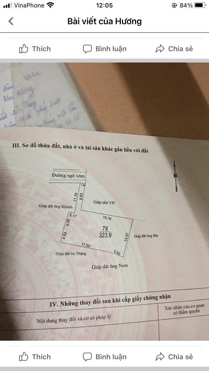 Chính Chủ Cần Bán Nhanh Lô Đất Thôn Đức Thắng, Đông Quang, Đông Sơn, Thanh Hóa1980102