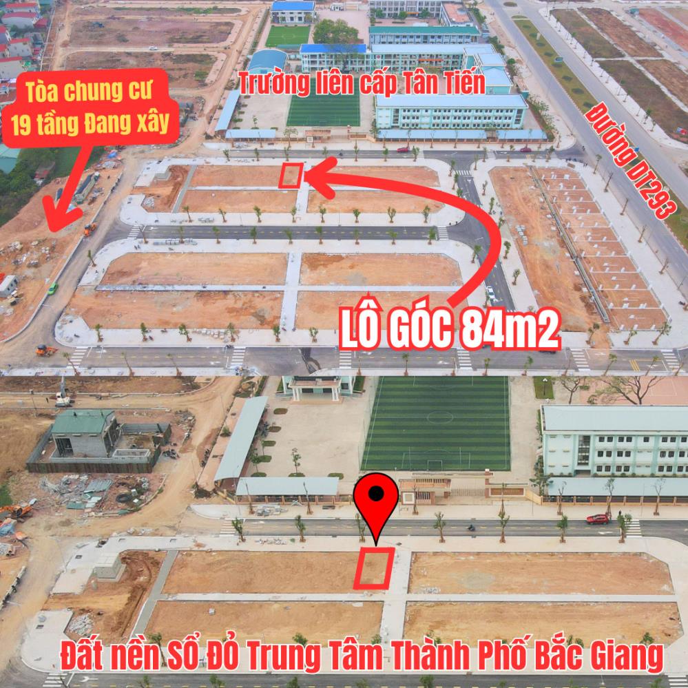 [CHÍNH CHỦ] Bán GẤP lô góc đối diện cổng trường liên cấp Tân Tiến trung tâm Thành Phố Bắc Giang diện tích 104m21311359