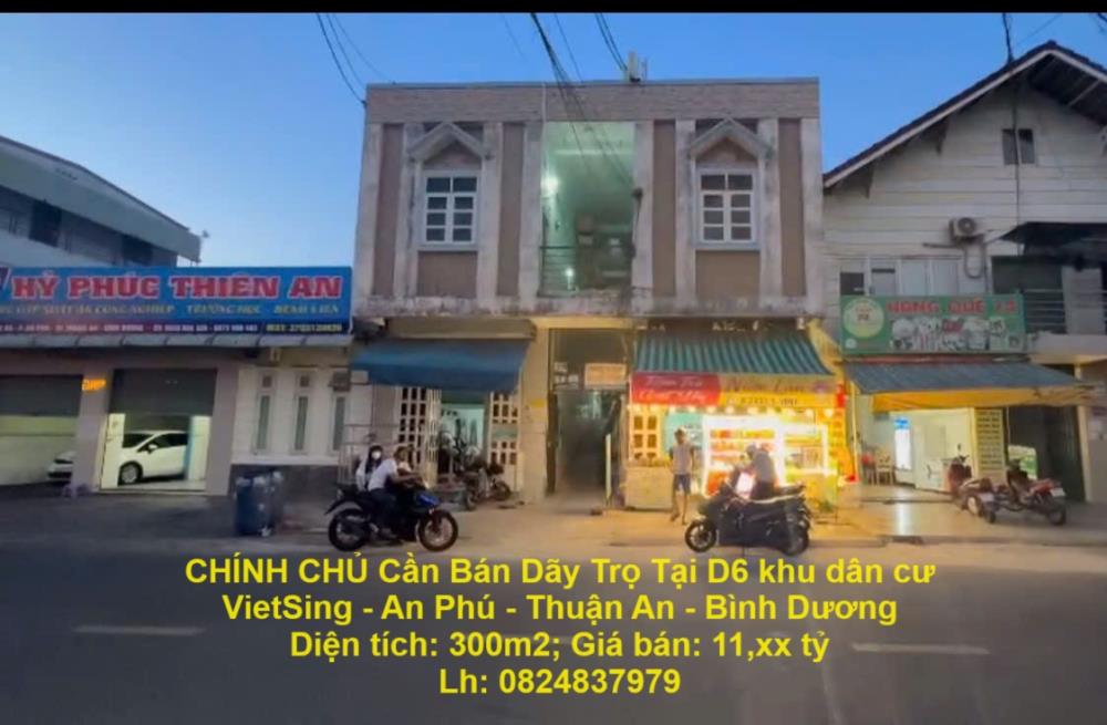 CHÍNH CHỦ Cần Bán Dãy Trọ Tại D6 khu dân cư VietSing - An Phú - Thuận An - Bình Dương1978394