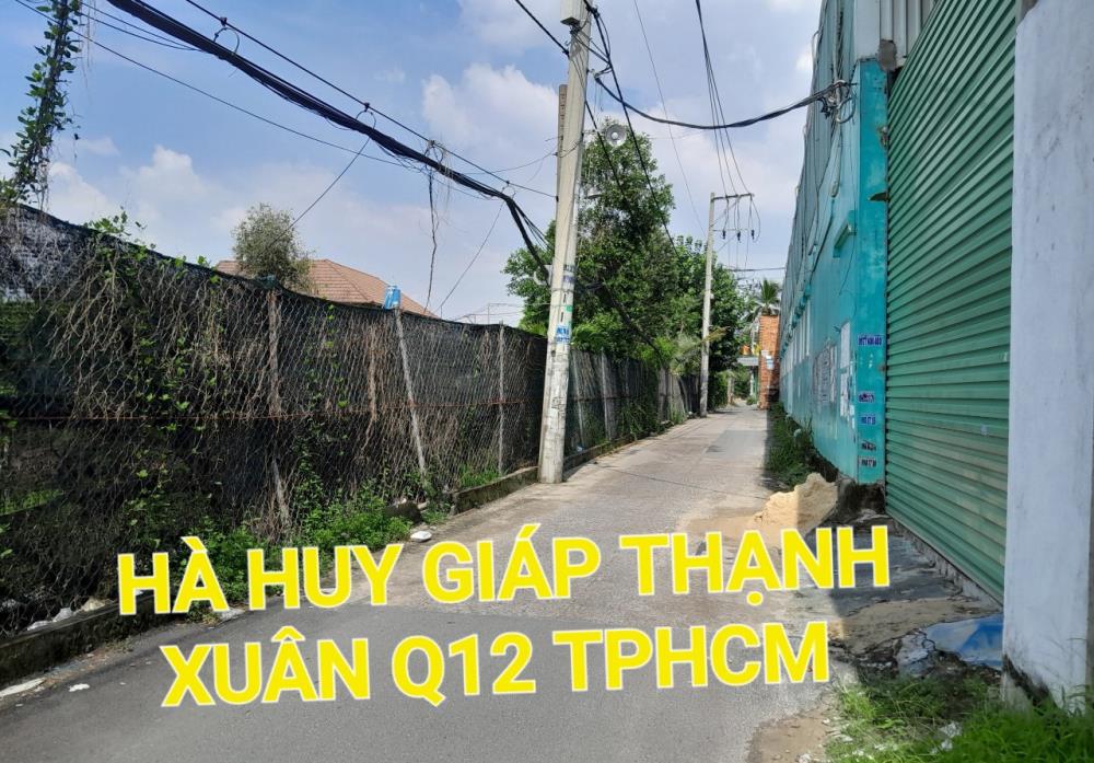 Đất 5m x 20m = 3  tỷ Hà Huy Giáp Thạnh Lộc Quận 12 TPHCM1025095