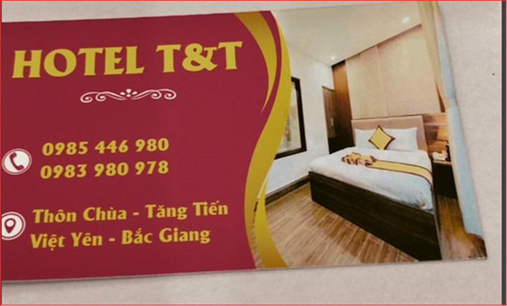 CHO THUÊ PHÒNG  9 TẦNG , Nội  Thất  Vip Hotels T & T Tại Thôn Chùa, Tăng Tiến, Việt Yên, Bắc Giang897917