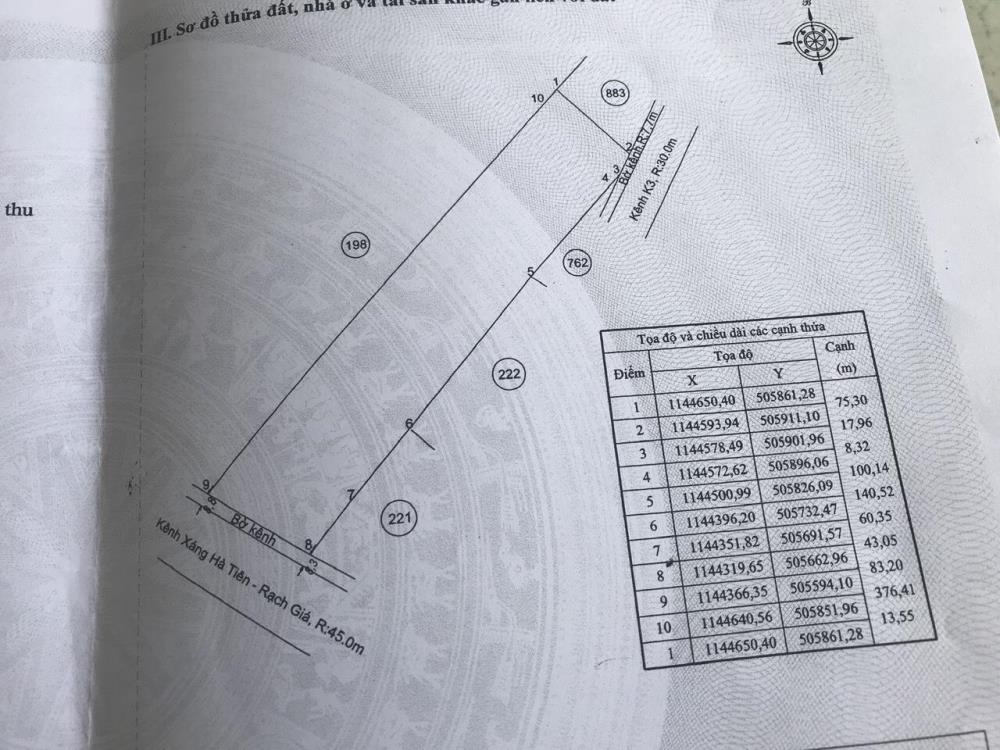 Chính Chủ Cần Bán 2 Lô Đất Tại Ấp ngã Tư, xã Thuận Yên, tp Hà Tiên, Kiên Giang2038734