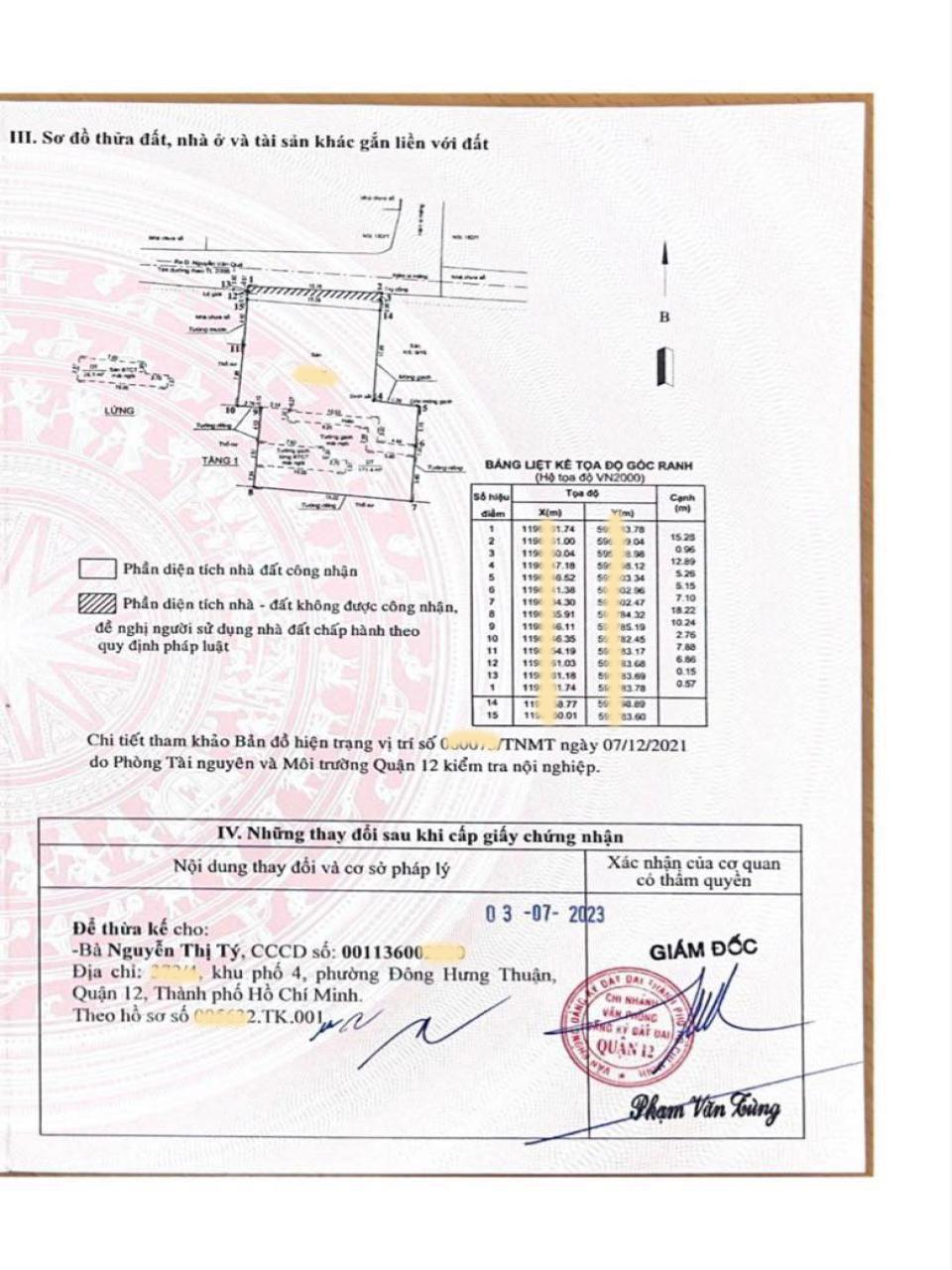 Bán BT Đông Hưng Thuận 2 Phường Đông Hưng Thuận Q. 12, 1038m2, giá chỉ 8x tỷ1491806