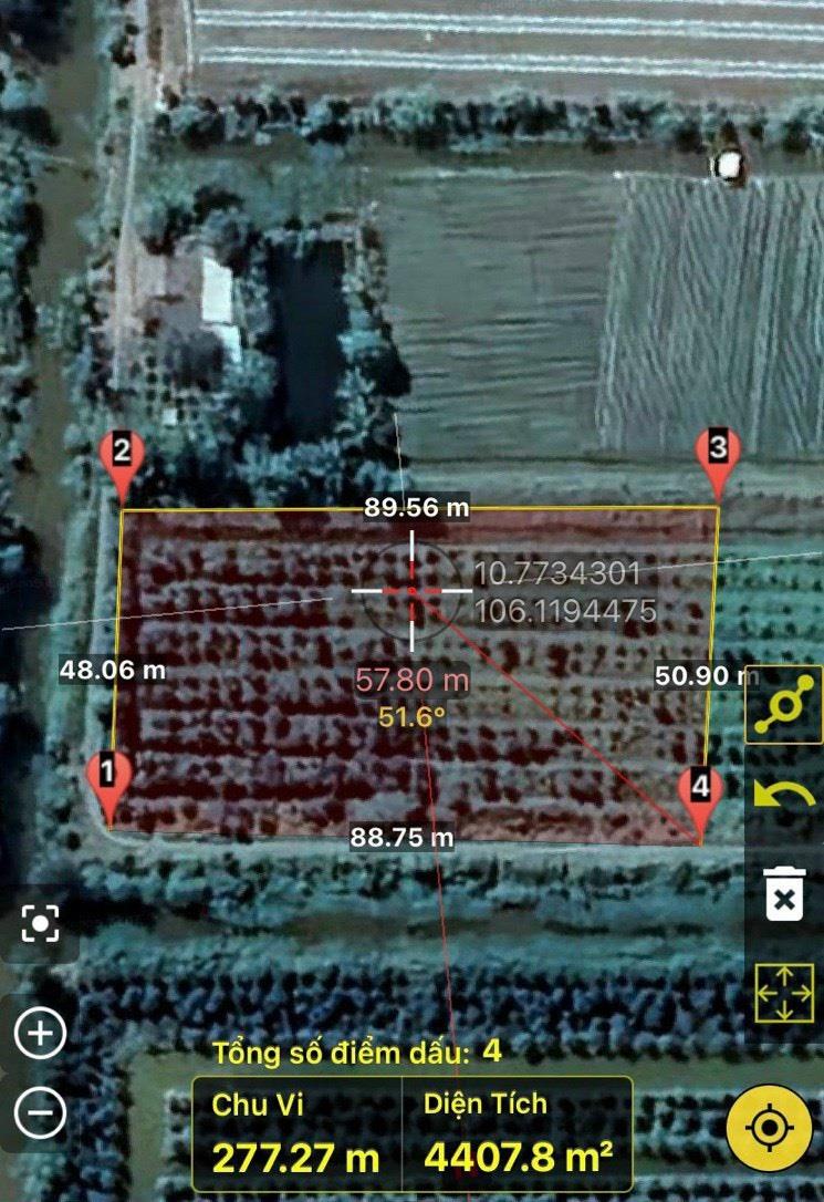 Bán lô đất mít đang cho trái xã Tân Hiệp huyện Thạnh Hoá tỉnh Long An415461