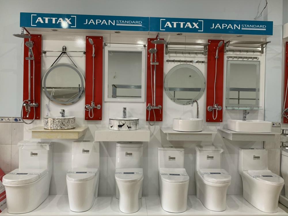 Hỗ trợ miễn phí kệ trưng bày thiết bị vệ sinh cao cấp ATTAX_Công nghệ Nhật Bản 0976257157445143