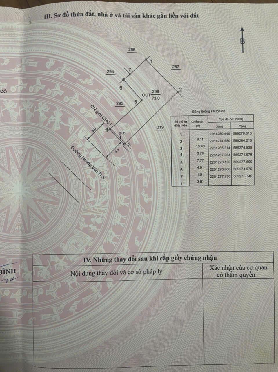 CHÍNH CHỦ Cần Bán Đất Tặng Nhà Mái Tôn  Mặt Đường SN55B Hoàng Văn Thái, P.Trần Lãm ,TP. Thái Bình2037226