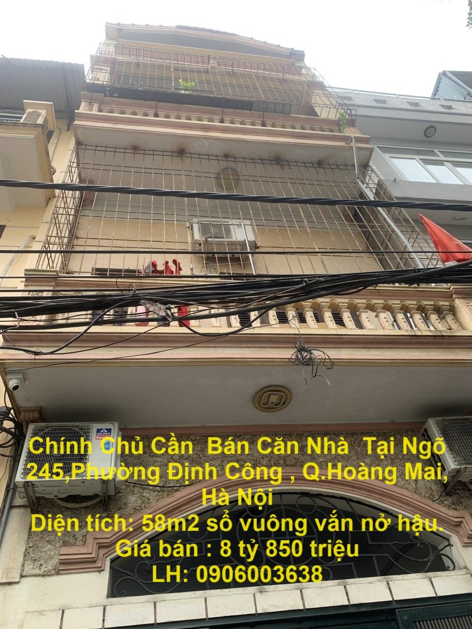 Chính Chủ Cần  Bán Căn Nhà  Tại Phường Định Công , Q.Hoàng Mai, Hà Nội1899750