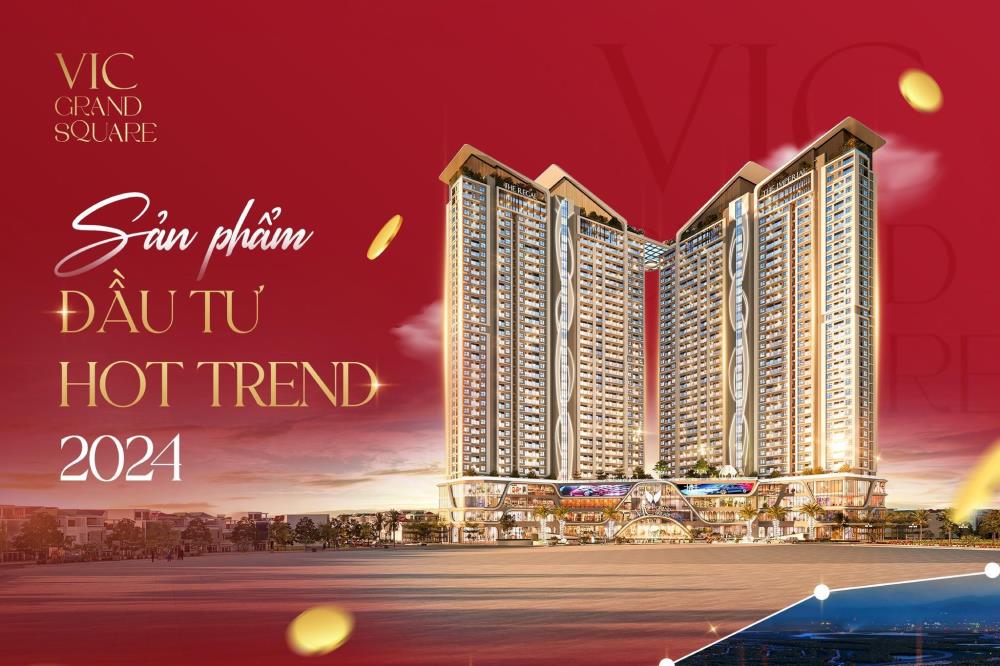 Mở bán đợt 1 căn hộ chung cư cao cấp Vic Grand Square thành phố Việt Trì. Quà tặng lên đến 40 triệu1369837